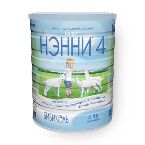 Смесь молочная на козьем молоке сухая «Нэнни» 4 с 18 месяцев