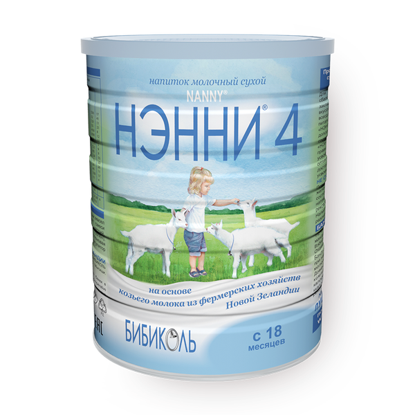 Смесь молочная на козьем молоке сухая «Нэнни» 4 с 18 месяцев