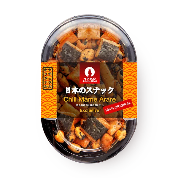 Снеки японские Wasabi Kurakka Tako Samurai, 90 г — купить с доставкой ...