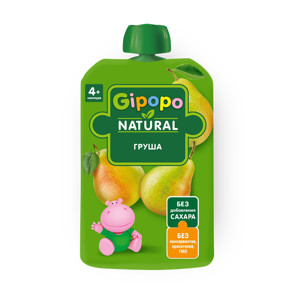 Пюре Gipopo из груши