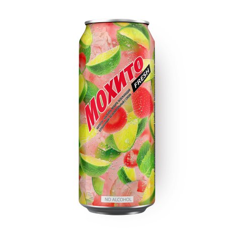 Напиток Мохито Fresh клубника газированный