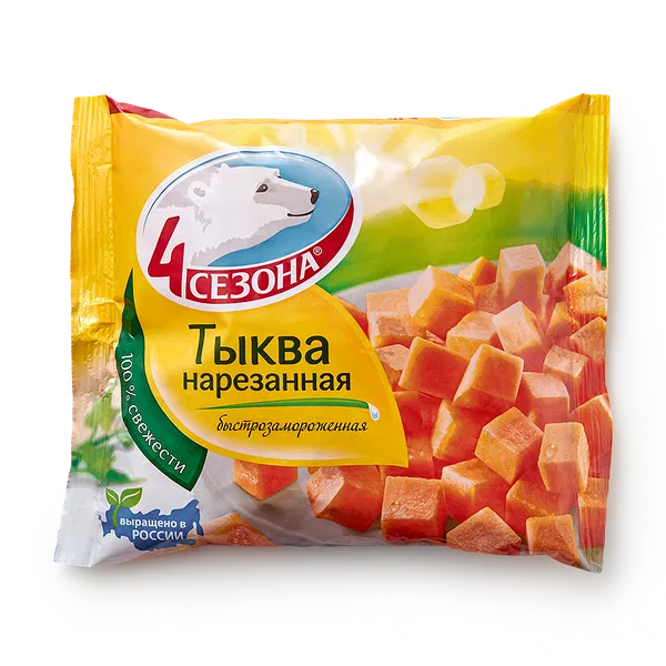 Тыква «4 сезона» нарезанная замороженная