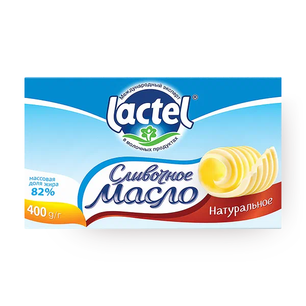 Масло сладкосливочное несоленое 82%