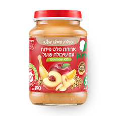 Prinok fruit salad with oats meal jar