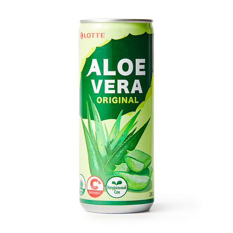 Напиток Original Lotte Aloe Vera, 240 мл — купить с доставкой из Яндекс ...
