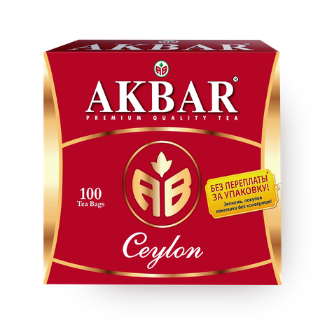 Чай чёрный Ceylon Akbar в пакетиках