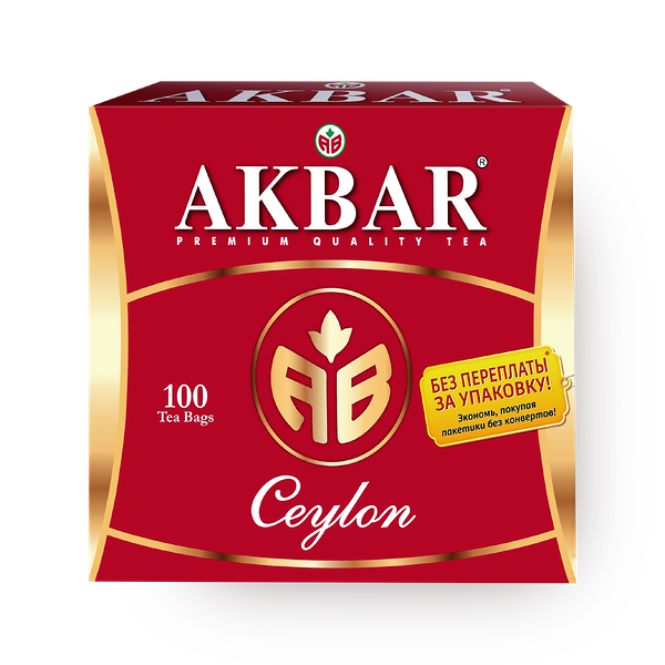 Чай чёрный Ceylon Akbar в пакетиках