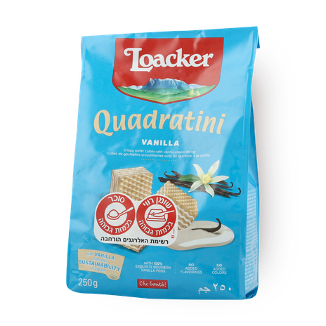 Loacker Quadratini Vanilla wafers