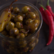 Spicy manzanilla olives