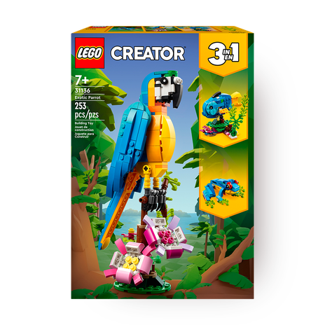 Конструктор Lego Creator 31136 Экзотический попугай, 253 детали