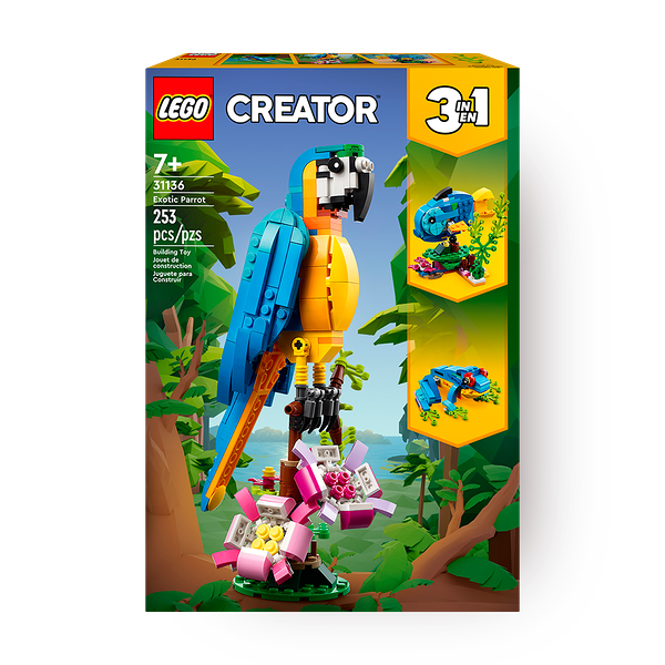 Конструктор Lego Creator 31136 Экзотический попугай, 253 детали