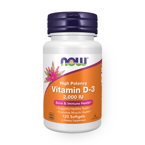Витамин D3 Now Foods, 2000 МЕ / 50 мкг