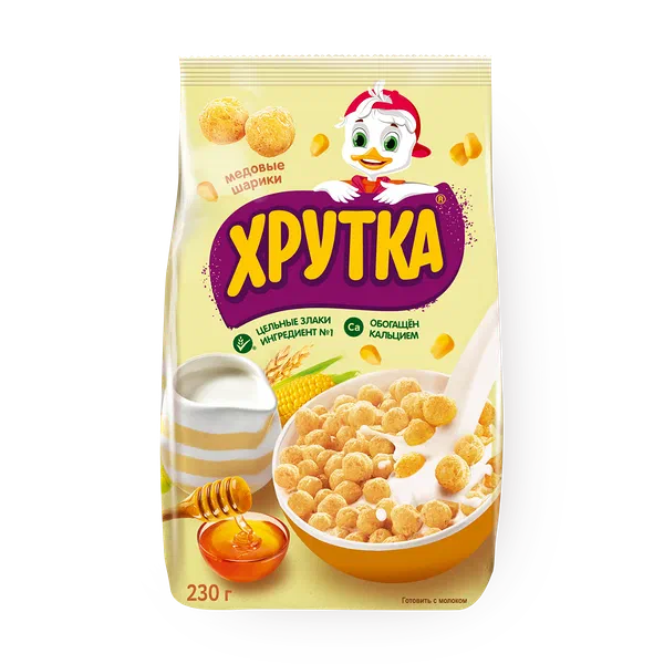 Шарики медовые мультизлаковые «Хрутка» с кальцием