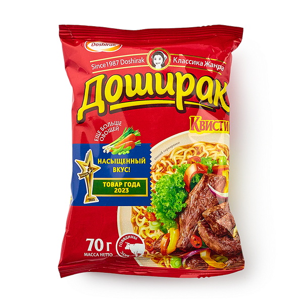 Лапша «Доширак» Квисти со вкусом говядины