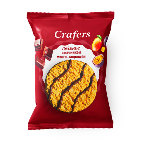 Печенье Crafers со вкусом манго-маракуйя