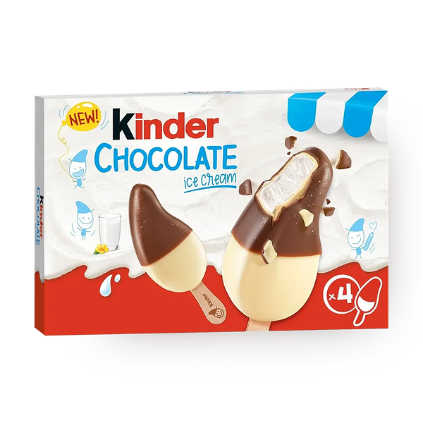 Kinder chocolate ice cream pack