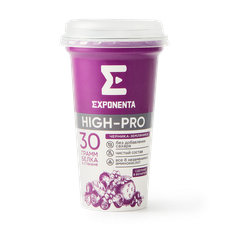 Напиток кисломолочный Exponenta High-Pro черника-земляника, 250 г ...