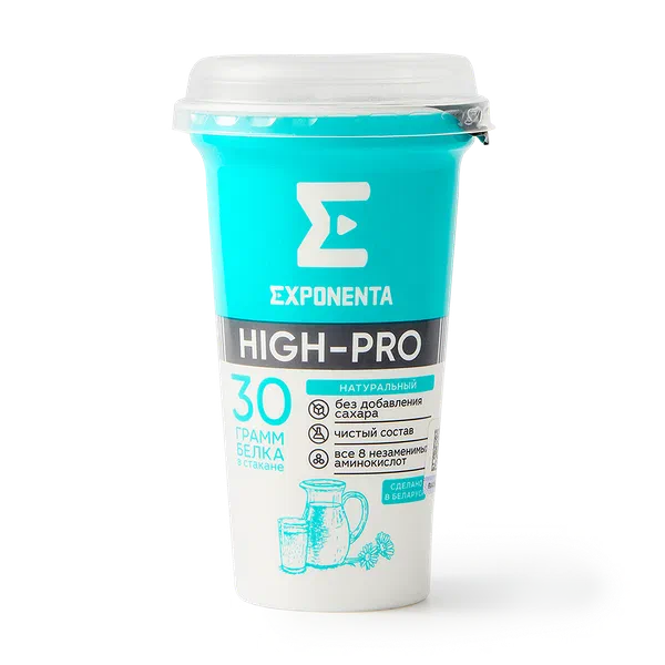 Напиток кисломолочный High Pro натуральный