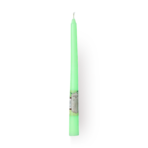 Свеча арома Фэн-Шуй Candles Asia коническая фисташковая