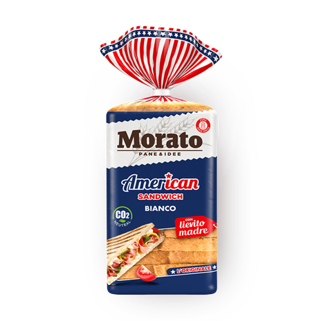Morato White Bread with Sourdough for an American-style Sandwich