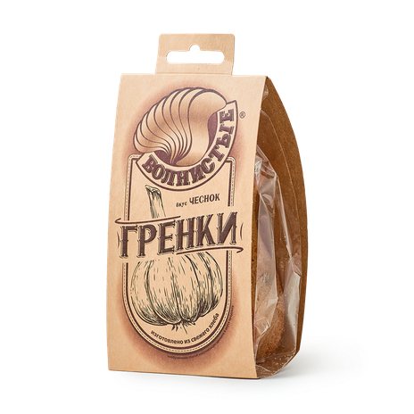 Гренки «Волнистые» чеснок