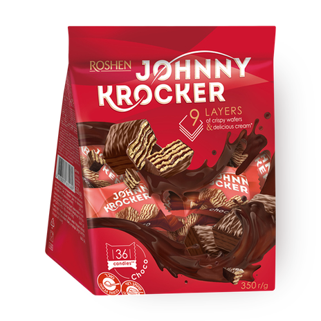 JOHNNY KROCKER Waffle Bar Cocoa Cream Roshen