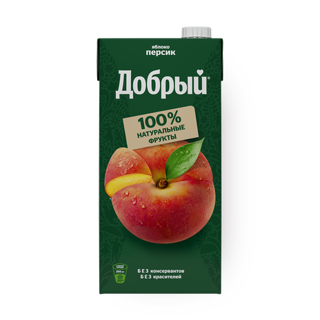 Напиток яблоко-персик «Добрый»