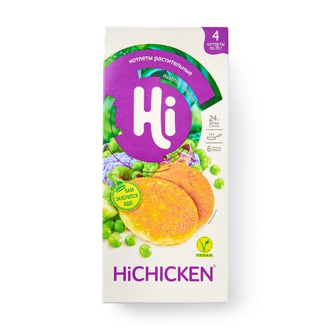 Котлеты растительные Hichiken Hi! со вкусом курицы замороженные, 280 г ...