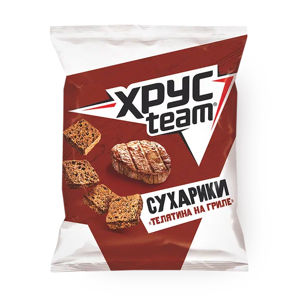 Сухарики Xрусteam со вкусом телятины на гриле