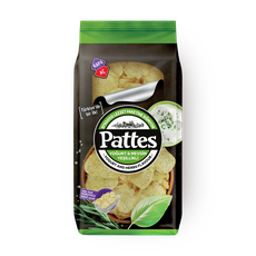Чипсы Pattes со вкусом йогурта и трав, 100 г — купить с доставкой из ...