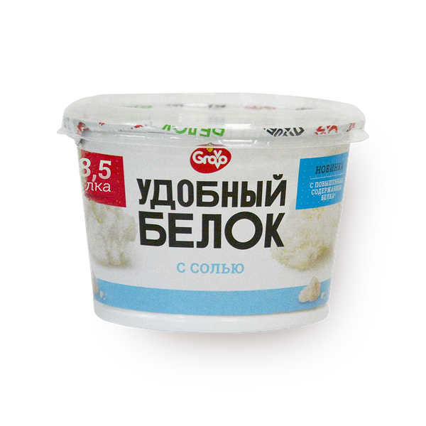 Белок яичный Grovo Удобный белок с солью варёное