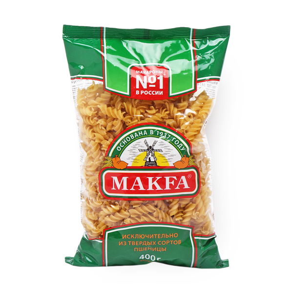 Макароны Спирали рифлёные Makfa