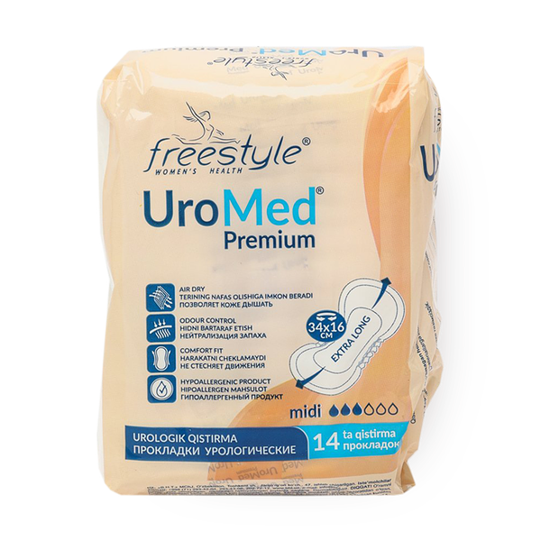 Прокладки урологические Free Style UroMed Premium Midi