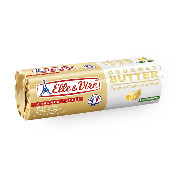 Масло сливочное несолёное 82% Ролл Elle&Vire
