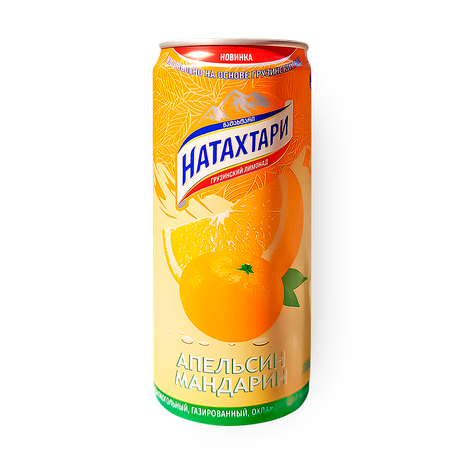Лимонад «Натахтари» апельсин газированный