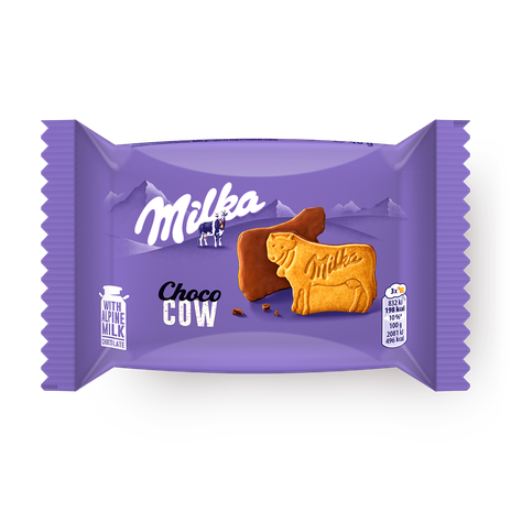 Печенье Milka покрытое молочным шоколадом