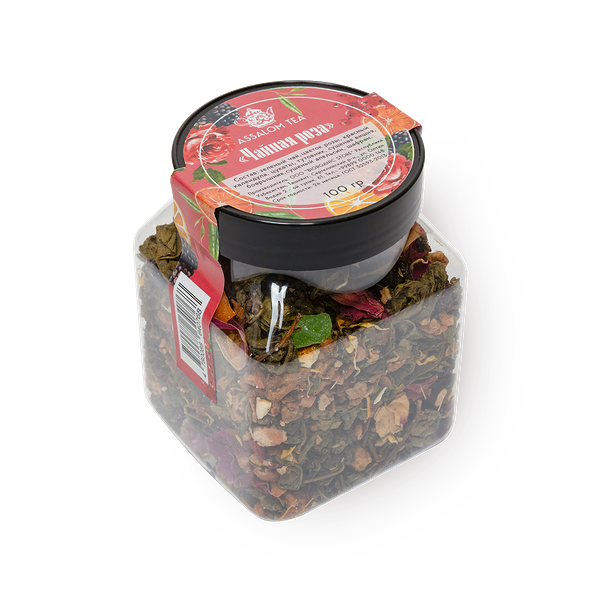 Чай зелёный фруктовый Assalom tea Чайная роза