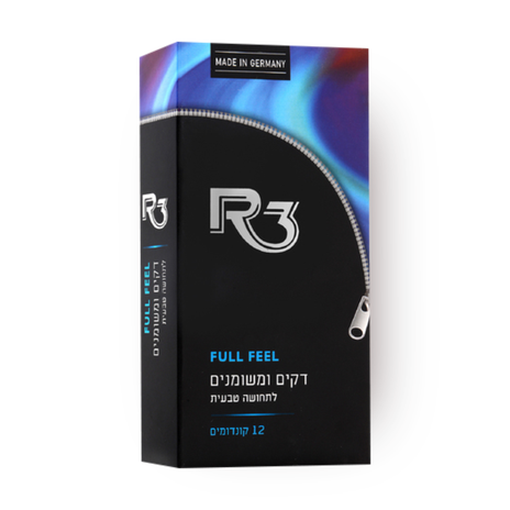 R3 condoms are thin and lubricated for a natural feeling