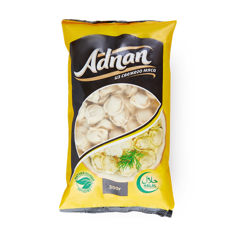Пельмени из говядины и из мяса птицы Adnan