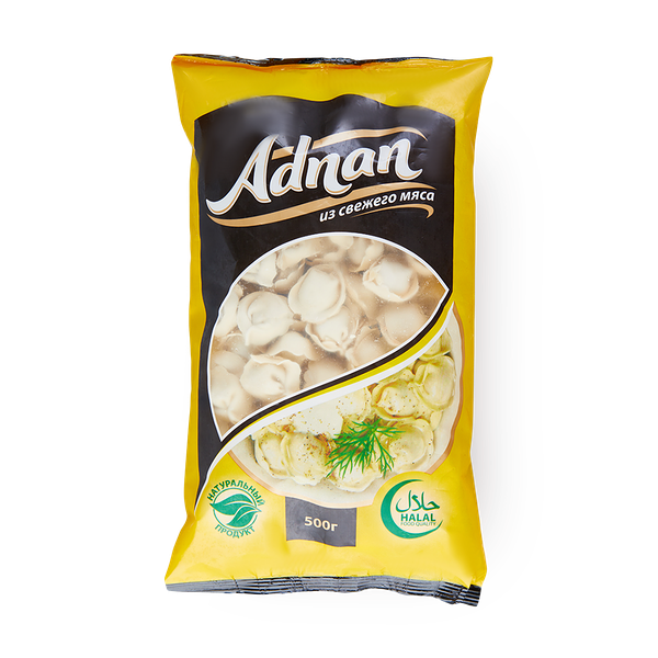 Пельмени из говядины и из мяса птицы Adnan
