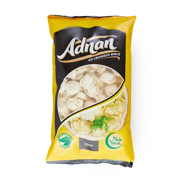 Пельмени из говядины и из мяса птицы Adnan