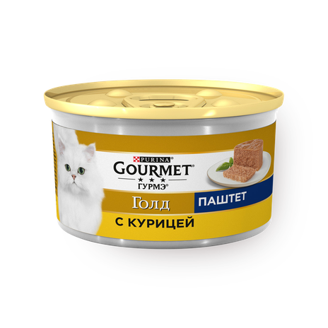 Влажный корм для кошек Gourmet Gold Паштет с курицей