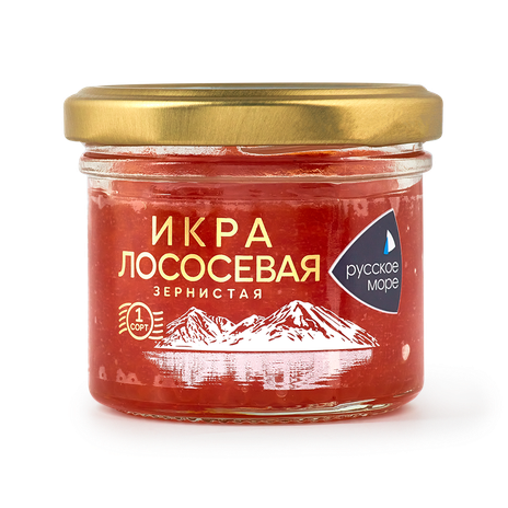 Икра лососевая горбуши «Русское море» зернистая