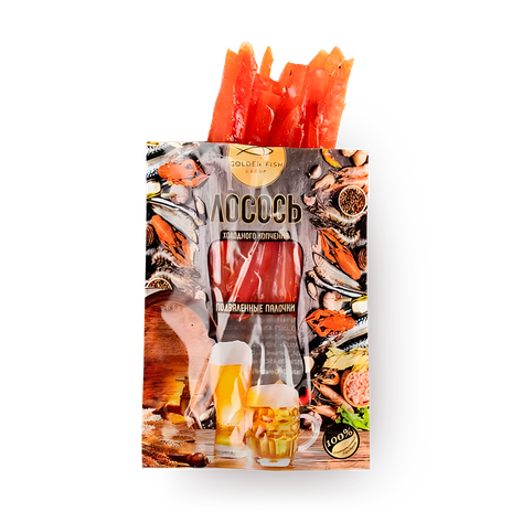 Набор из лососёвых лосось стальноголовый палочки холодного копчения Golden Fish