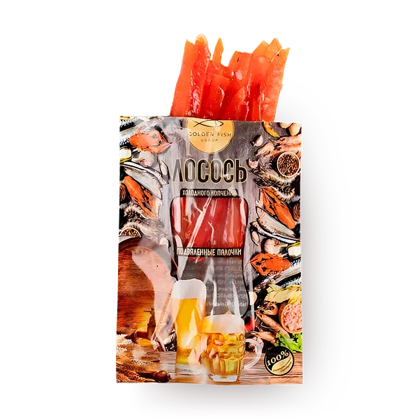 Набор из лососёвых лосось стальноголовый палочки холодного копчения Golden Fish