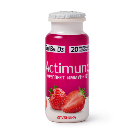 Напиток функциональный Actimuno клубника 1,5%