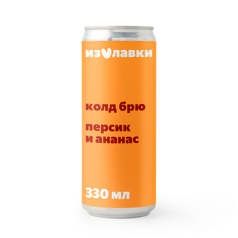 Колд брю «Из Лавки» персик и ананас, 330 мл — купить с доставкой из ...