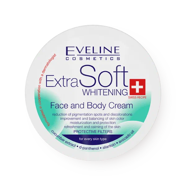 Крем для лица и тела Eveline Extra Soft Whitening отбеливающий