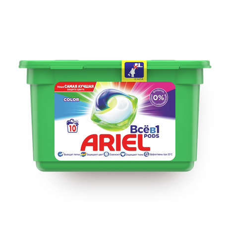 Капсулы для стирки Ariel Color Всё в 1