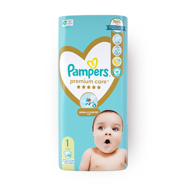 Pampers Premium Care diapers Newborn, size 1